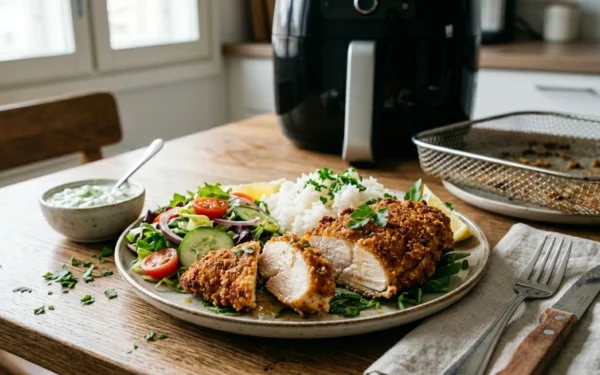 Rapeat ja mehukkaat kanafileet airfryerissa – kullanruskealla paistopinnalla