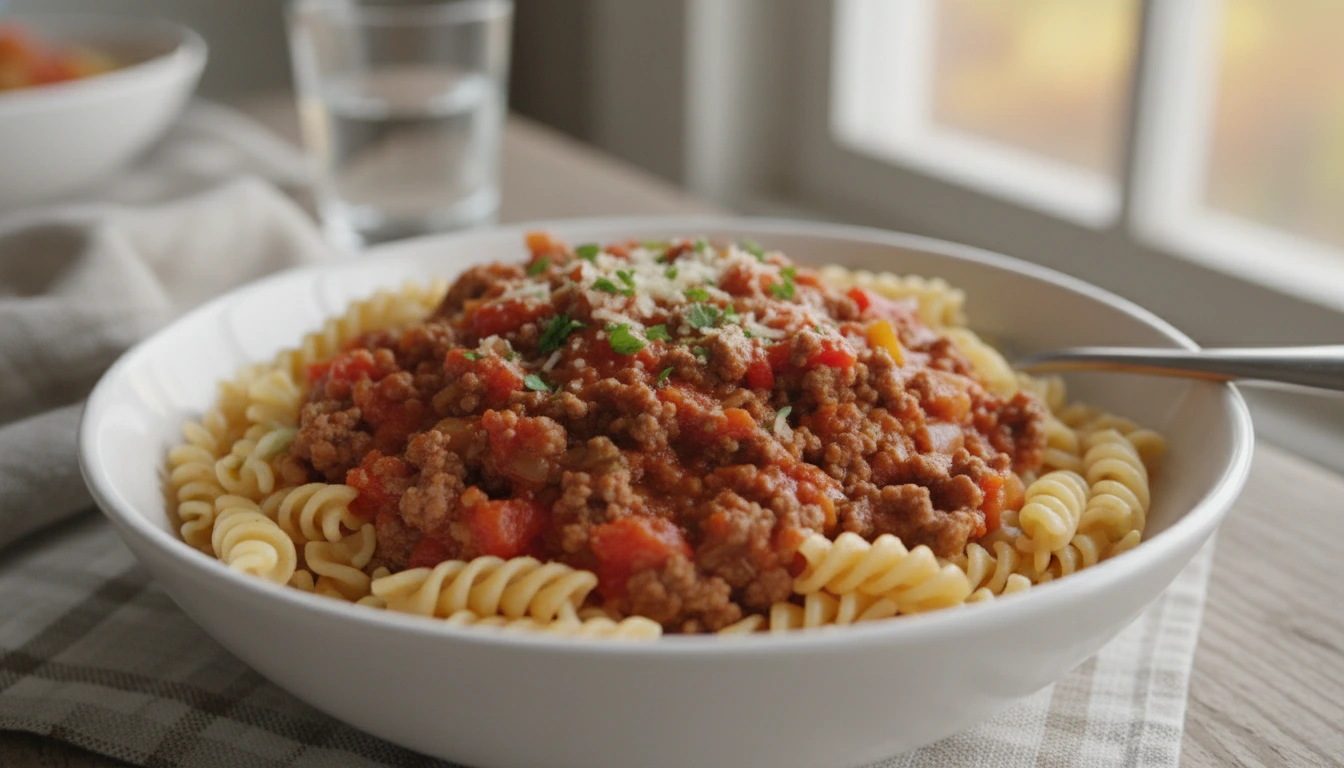 Nopea jauhelihakastike pannulla tuoreen persiljan kanssa