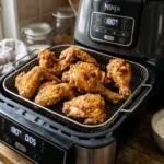 Rapea broileri airfryerissa kultaiseksi paistettuna